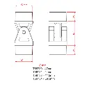 Articulation pour tube de 41.5mm 