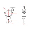 Collier charge super légère avec œillet M12, CMU 750kg