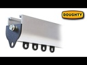 DOUGHTY RAIL - rail de 100cm, argent