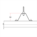 DOUGHTY RAIL - cadre de suspension 50mm