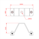 DOUGHTY RAIL - cadre de suspension 50mm