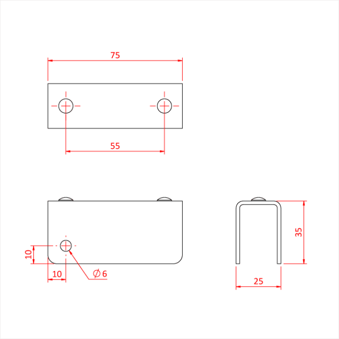 Pièce de protection Easydeck (sous plaque)