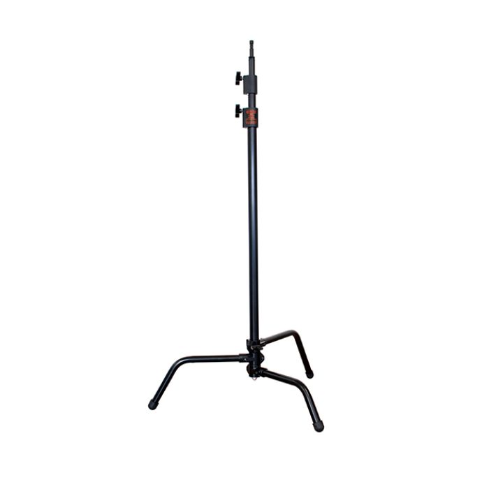 Pied "C" avec spigot 16mm, 139-326cm, CMU 10kg, noir