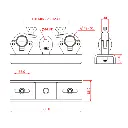 HEAVY DUTY FIXED POINT TRUSS PLATE (150mm - 250mm centres) 