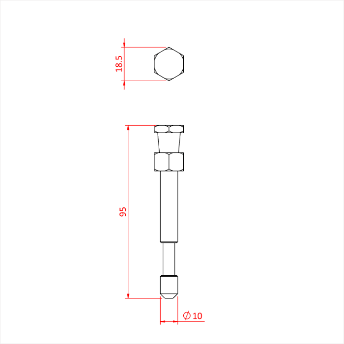 SNAP-IN PIN 10mm 