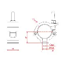 Collier Mammoth pour tube de 60-63mm, CMU 500kg