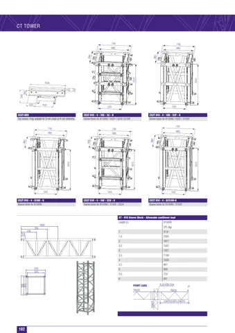 C TOWER SLEEVEBL.4WAY B100/S10