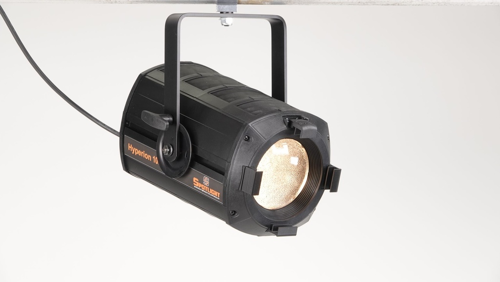 PC LED projecteur Hyperion 100 Watts, RVBACL, blanc 1'500-20'000°K, zoom 15-60°, DMX + manuel