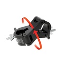 DOUGHTY SWIVEL COUPLER (Black) - STAINLESS STEEL FIXINGS