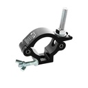 SLIMLINE LIGHTWEIGHT HOOK CLAMP (Black) - STAINLESS STEEL FIXINGS