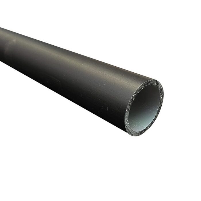 Aluminium Rohr 48mm, 6.00m, schwarz