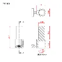 Stativ-Aufsatz 35mm für Lautsprecher (CLUB 14/22)