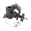 Half Coupler TV Clamp für Aufnahme von 28mm TV-Zapfen, WLL 250kg, Schwarz