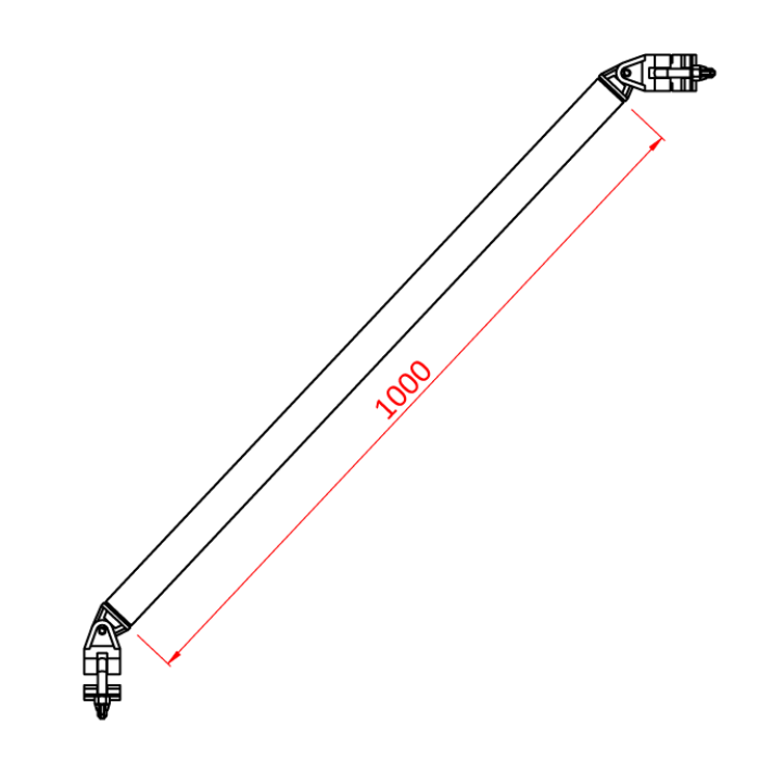 BOOM ARM BRACE ONLY 1000MM