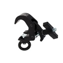 QUICK TRIGGER SLIMLINE HANGING CLAMP (M12 eyenut - 340 kg) (black)