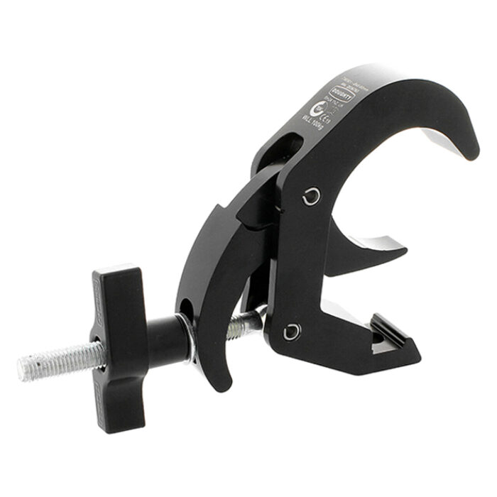 Titan Quick Trigger Clamp BASIC, 48-80mm, SLIMLINE Breite 30mm, Schwarz