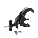 Titan Quick Trigger Hook Clamp 48-80mm, SLIMLINE Breite 30mm, Schraube/Flügelmutter, Schwarz