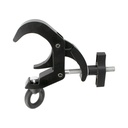 Titan Quick Trigger Hanging Clamp, schwarz,  48-80mm, SLIMLINE Breite 30mm, mit M12 Ringschraube