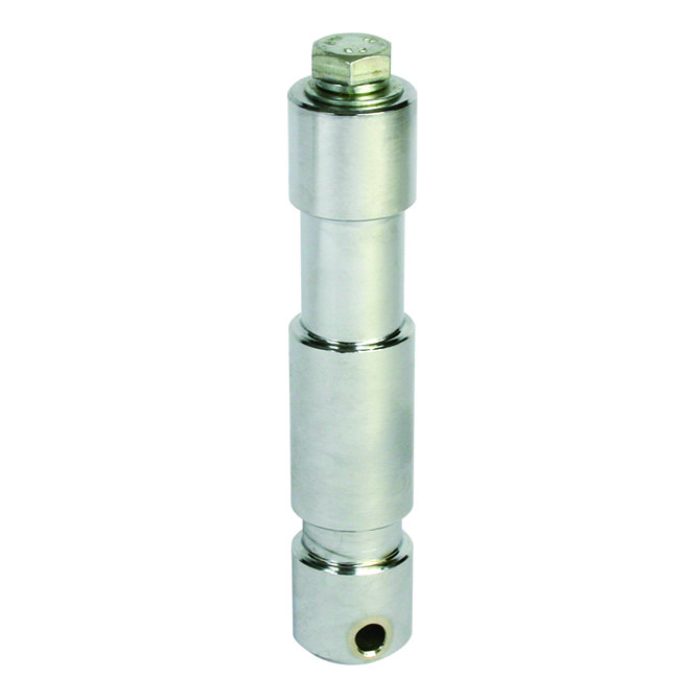 Spigot 28mm avec pas de vis M10, aluminium, long, spéc. EURO