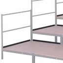 Easydeck Geländer Anbaustück für Easydeck STANDARD Podestrahmen 100 cm