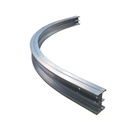 STUDIO RAIL 80 CURVED 90° R=150 (Silver)