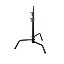 Pied "C" avec spigot 16mm, 88-170cm, CMU 10kg, noir