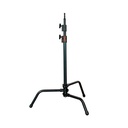 Pied "C" avec spigot 16mm, 118-205cm, CMU 10kg, noir