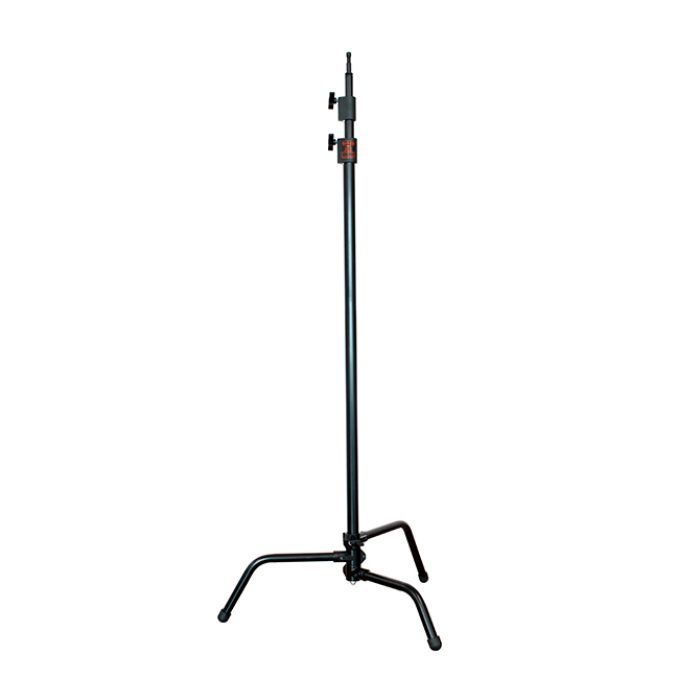 Pied "C" avec spigot 16mm, 190-480cm, CMU 10kg, noir