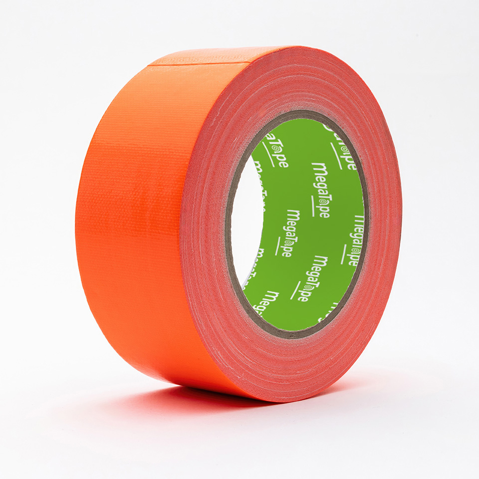 Megatape UT70 bande adhésive Gaffa fluorescènte 25mm x 25m, orange