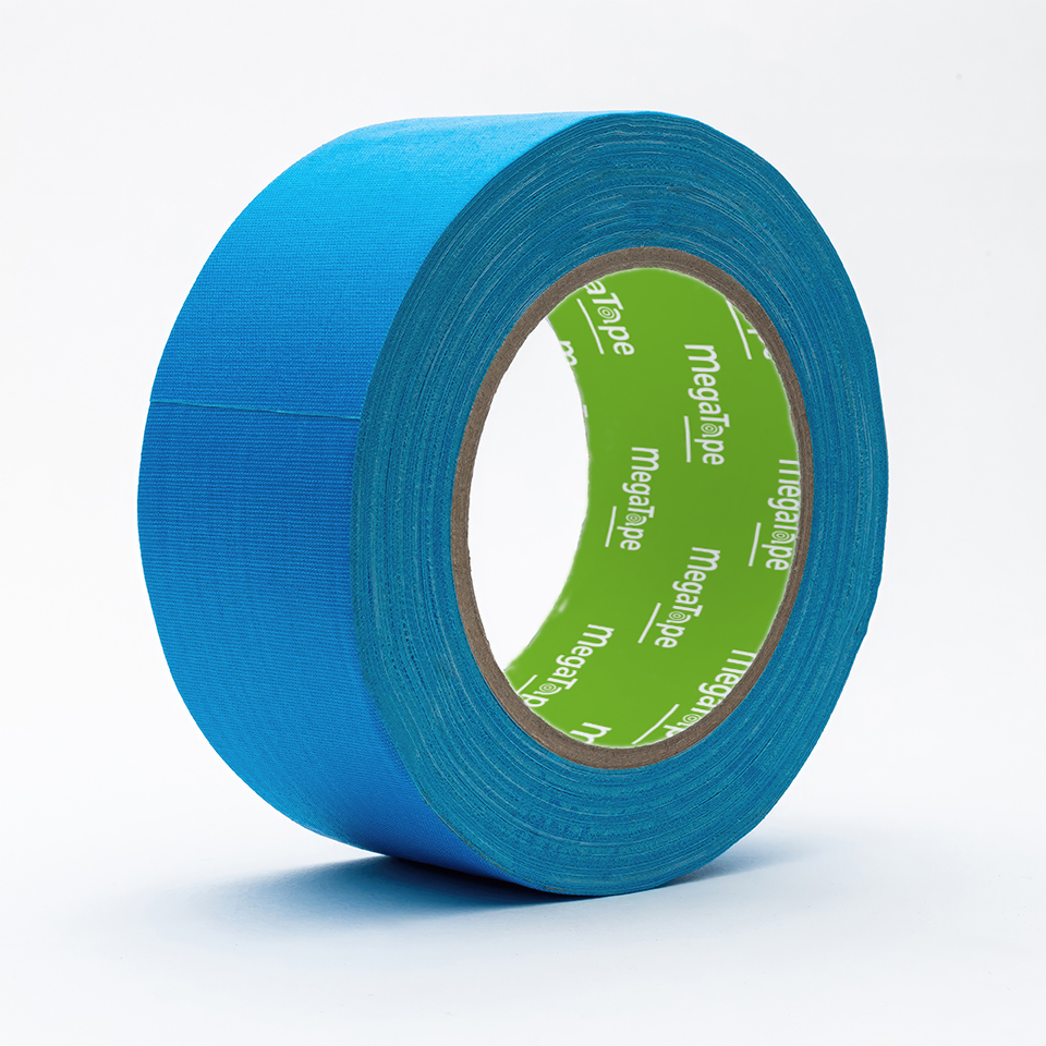 Megatape UT120 Beschreibbares fluor Gaffer-Band 19 mm x 25 m, Blau