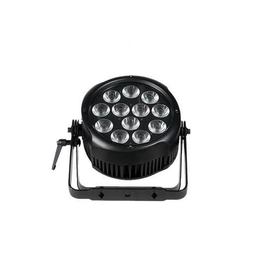 [I0059283] B PAR180RGBW V2 IP66  mit 12 x 15 W RGBW LED 25°, DMX, Doppelbügel inkl. Omegabracket und TOPHAT, Humidity Extractor