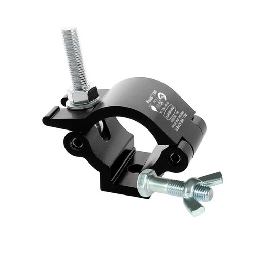 [IP58106] LIGHTWEIGHT HOOK CLAMP (Black) - STAINLESS STEEL FIXINGS