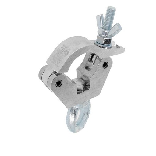 [T58014] Half Coupler SLIMLINE Breite 30mm, 48-51mm, mit Ringschraube + Schraube/Mutter, WLL 340kg