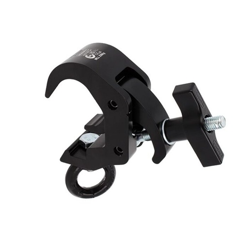 [T58216] Quick Trigger Clamp Hanging Clamp 38-51mm, mit M12 Ringschraube, Schwarz