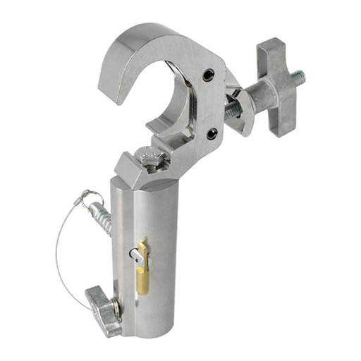 [T58340] Quick Trigger "TV" Clamp 38-51mm, SLIMLINE Breite 30mm, mit Aufnahme für 28mm TV-Zapfen