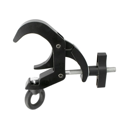 [T58516] Titan Quick Trigger Hanging Clamp, schwarz,  48-80mm, SLIMLINE Breite 30mm, mit M12 Ringschraube