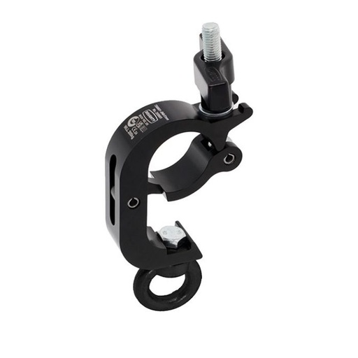 [T5886201] Trigger Clamp Hanging Clamp 48-51mm, mit M12 Ringschraube, WLL 200kg, Schwarz