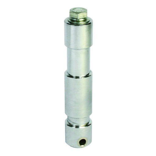 [T74700] Spigot 28mm avec pas de vis M10, acier, long, spéc. EURO