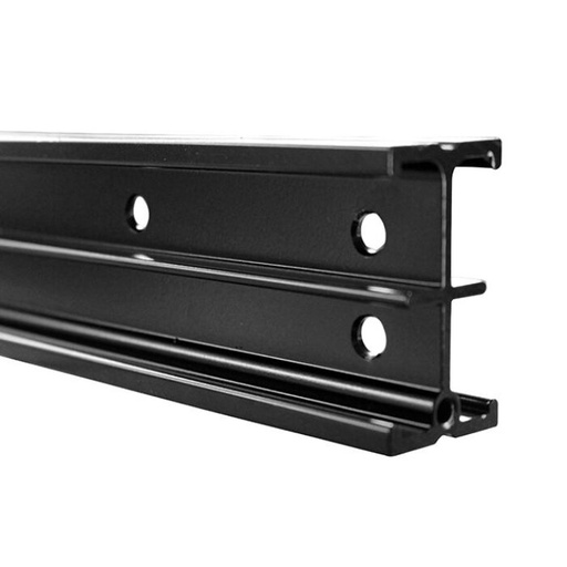 [T84035] STUDIO RAIL 60 droit de 200cm, noir