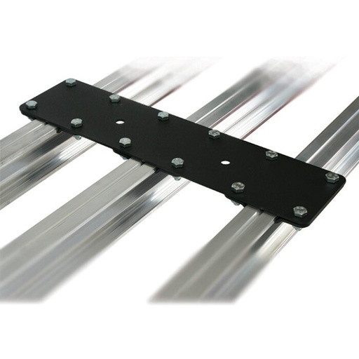 [T84115] STUDIO RAIL 60 plaque d'espacement pour trois rails, livré avec plaques de fixation, noir