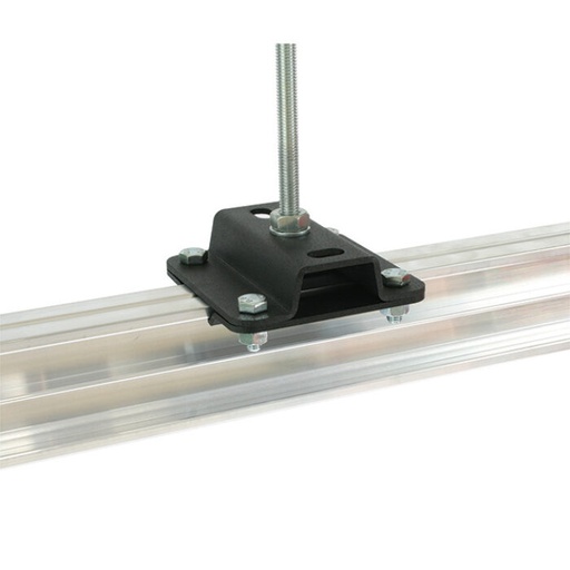 [T84120] STUDIO RAIL 60 cadre de suspension 25mm, livré avec plaques de fixation, CMU 100kg, noir