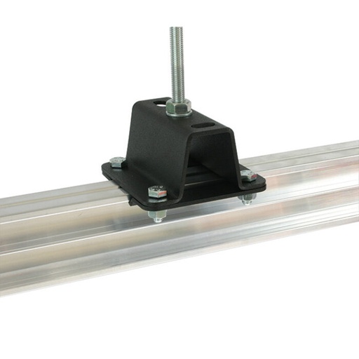 [T84121] STUDIO RAIL 60 cadre de suspension 50mm, livré avec plaques de fixation, CMU 100kg, noir