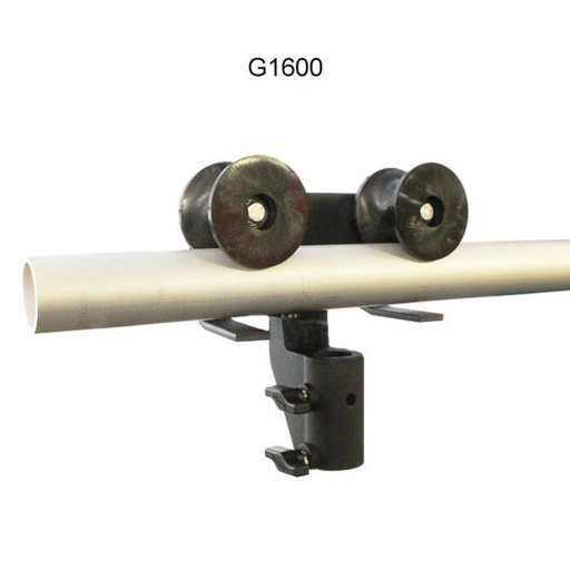 [G1600] STANDARD BARREL TROLLEY Schlitten mit Rollen, 28mm TV-Zapfen, für 48-51mm Rohr